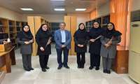 بازدید جناب آقای دکتر زارع و سرکار خانم دکتر بوشهری از کتابخانه مرکزی به مناسبت روز کتابدار